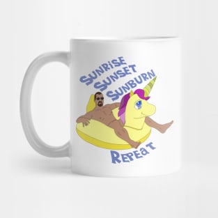 Sunrise Sunset Sunburn Repeat Mug